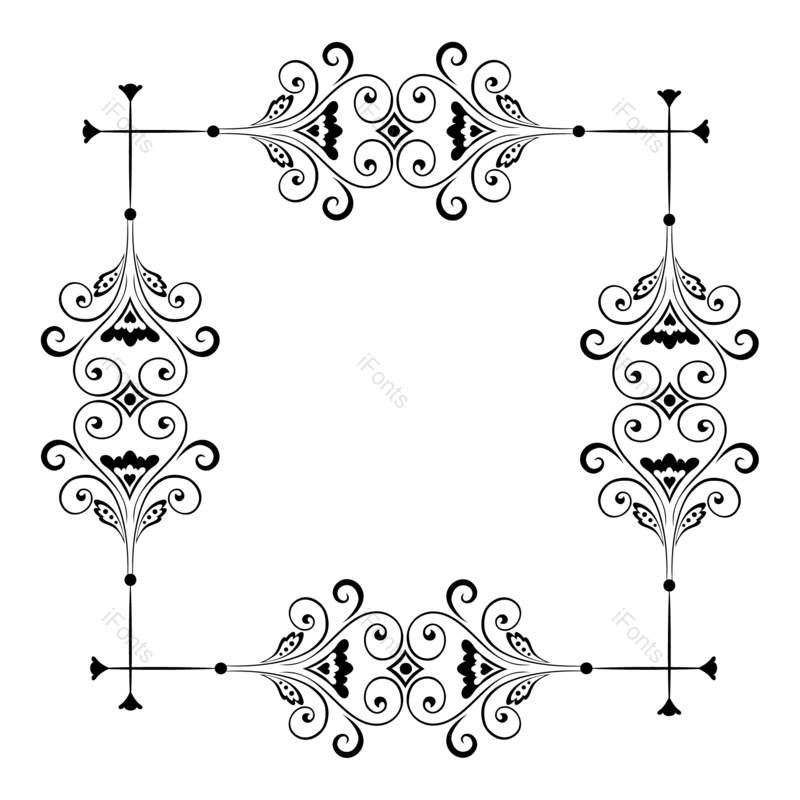 边框图片,复古元素,欧式PNG,花纹免抠素材